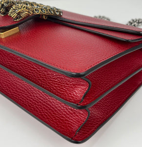 Gucci Dionysus small hibiscus red shoulder bag