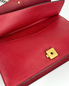 Gucci Dionysus small hibiscus red shoulder bag