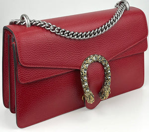 Gucci Dionysus small hibiscus red shoulder bag