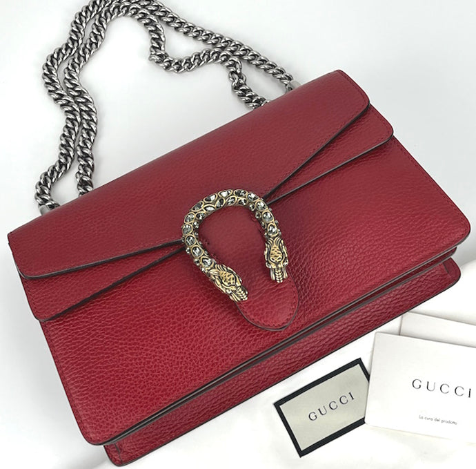 Gucci Dionysus small hibiscus red shoulder bag