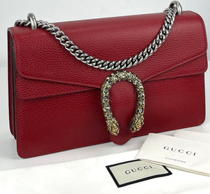 Gucci Dionysus small hibiscus red shoulder bag