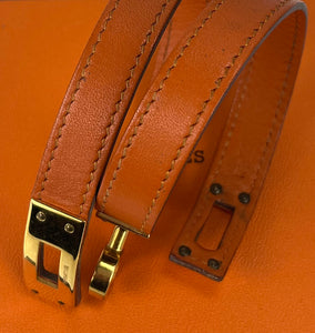 Hermes kelly double tour bracelet