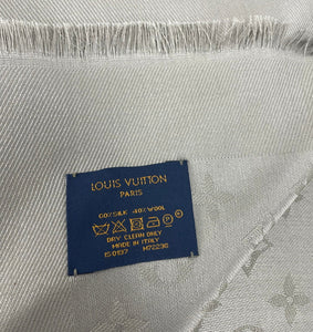 Louis Vuitton classique monogram shawl in verone