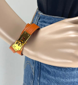 Hermes kelly double tour bracelet