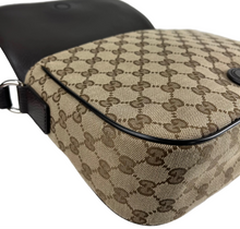 Load image into Gallery viewer, Gucci GG canvas small flap crossbody bag