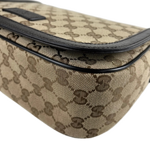 Load image into Gallery viewer, Gucci GG canvas small flap crossbody bag