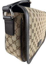 Load image into Gallery viewer, Gucci GG canvas small flap crossbody bag