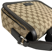 Load image into Gallery viewer, Gucci GG canvas small flap crossbody bag
