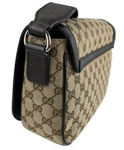 Load image into Gallery viewer, Gucci GG canvas small flap crossbody bag