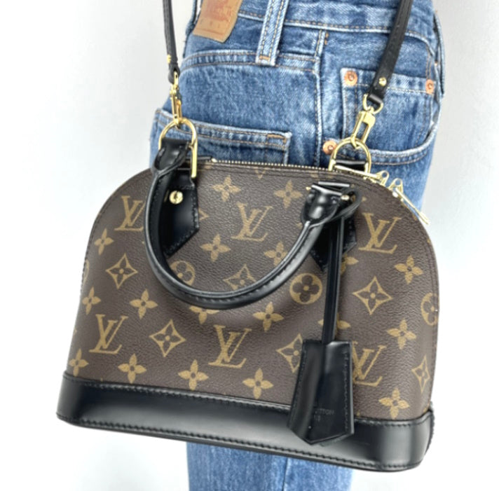 Louis Vuitton alma bb monogram noir My world tour – Lady