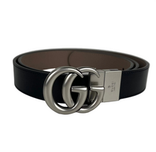 Load image into Gallery viewer, Gucci GG marmont unisex reversible belt black/ beige