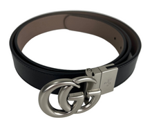 Load image into Gallery viewer, Gucci GG marmont unisex reversible belt black/ beige