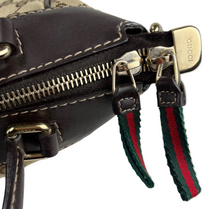 Load image into Gallery viewer, Gucci Mayfair web stripe tote with strap