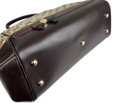 Load image into Gallery viewer, Gucci Mayfair web stripe tote with strap