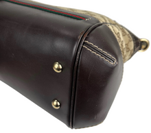 Load image into Gallery viewer, Gucci Mayfair web stripe tote with strap