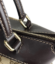 Load image into Gallery viewer, Gucci Mayfair web stripe tote with strap