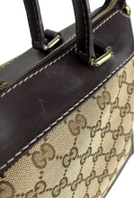 Load image into Gallery viewer, Gucci Mayfair web stripe tote with strap