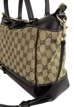 Load image into Gallery viewer, Gucci Mayfair web stripe tote with strap
