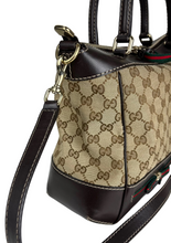 Load image into Gallery viewer, Gucci Mayfair web stripe tote with strap