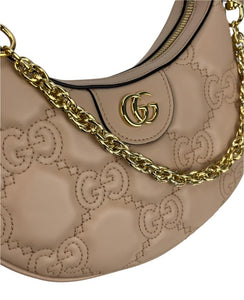 Gucci Gucci GG Quilted matelasee mini shoulder bag beige