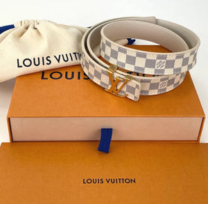 Louis Vuitton initiales 25MM azur 80cm