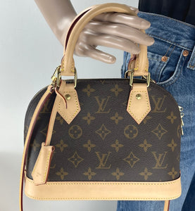 Louis Vuitton alma bb in monogram