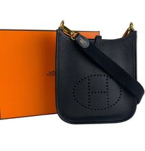 Load image into Gallery viewer, Hermes sac Evelyne 16 amazone noir /noir