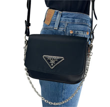 Load image into Gallery viewer, Prada pattina nylon logo plaque multi cross body bag