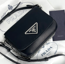 Load image into Gallery viewer, Prada pattina nylon logo plaque multi cross body bag