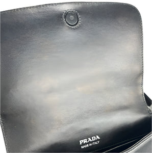 Prada pattina nylon logo plaque multi cross body bag