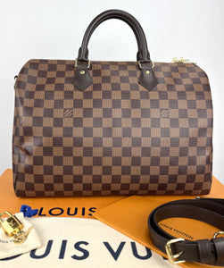 Louis Vuitton Speedy 35 bandouliere in damier