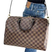 Load image into Gallery viewer, Louis Vuitton Speedy 35 bandouliere in damier