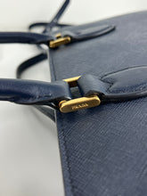 Load image into Gallery viewer, Prada saffiano and calfskin tote with strap