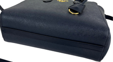 Load image into Gallery viewer, Prada saffiano and calfskin tote with strap