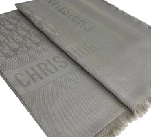 Load image into Gallery viewer, Dior oblique silk and wool shawl