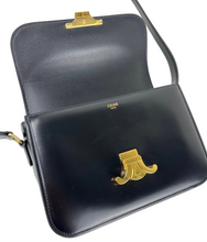 Load image into Gallery viewer, Celine Triomphe Classique Black in Shiny Calfskin