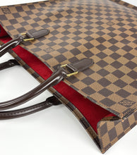 Load image into Gallery viewer, Louis Vuitton sac plat damier ebene canvas