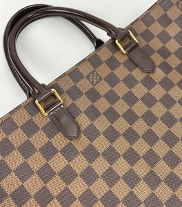 Louis Vuitton sac plat damier ebene canvas