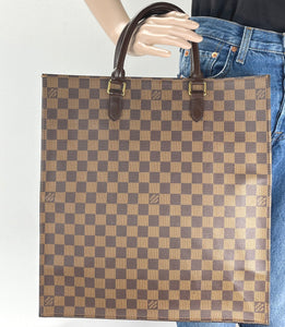 Louis Vuitton sac plat damier ebene canvas