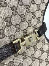 Load image into Gallery viewer, Gucci Vintage Jackie 2000 ebony GG  shoulder bag