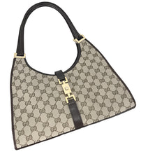 Load image into Gallery viewer, Gucci Vintage Jackie 2000 ebony GG  shoulder bag