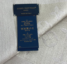 Load image into Gallery viewer, Louis Vuitton monogram denim shawl beige rose