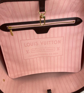 Louis Vuitton neverfull MM damier rose ballerine