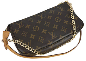 Louis Vuitton pochette accessories in monogram