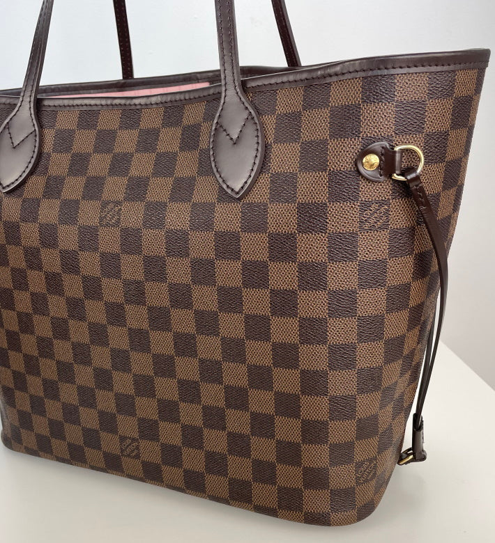 Louis Vuitton neverfull MM damier rose ballerine – Lady Clara's