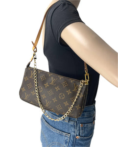 Louis Vuitton pochette accessories in monogram