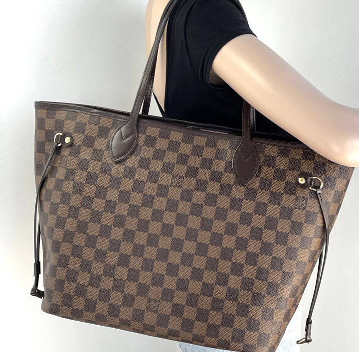 Louis Vuitton neverfull MM damier rose ballerine