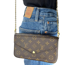 Load image into Gallery viewer, Louis Vuitton pochette felicie in monogram canvas