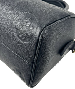 Louis Vuitton speedy 20 empreinte bandouliere noir