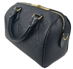 Louis Vuitton speedy 20 empreinte bandouliere noir